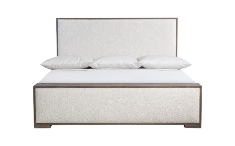 A front view of the Casa Paros Modern Queen Bed by Bernhardt.
