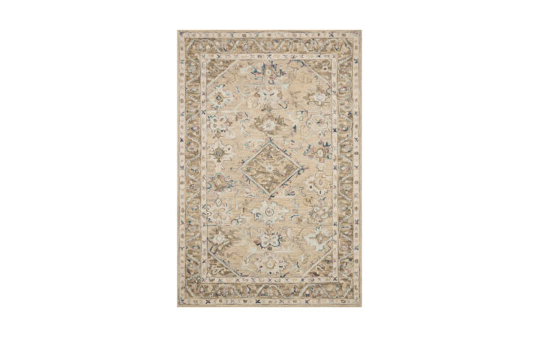 Beige carpet - BEA-02 Beige / Ivory area rug by Loloi.