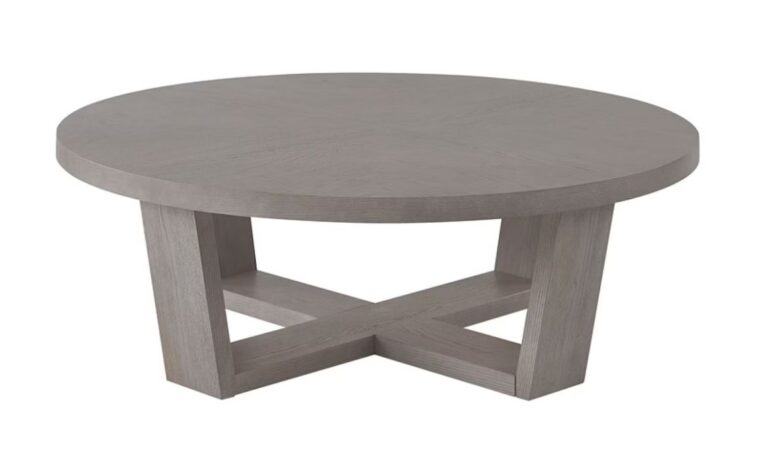 Modern Round Cocktail Table by Universal Furniture.