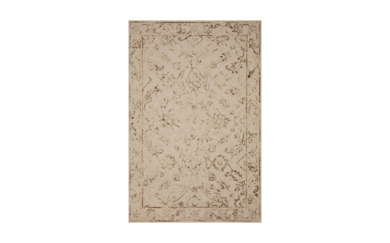 A Natural & Sage Wool Area Rug by Loloi rugs.
