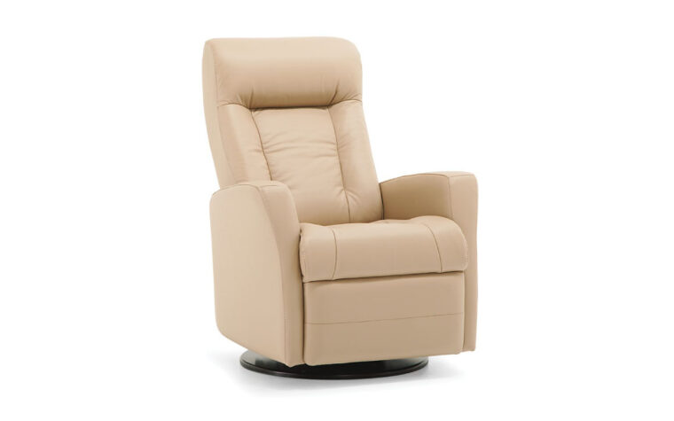 The Banff ergonomic leather power recliner by Palliser.