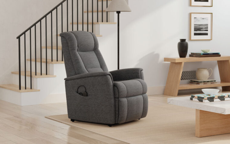 Memphis lift chair recliner from Fjords in grey fabric