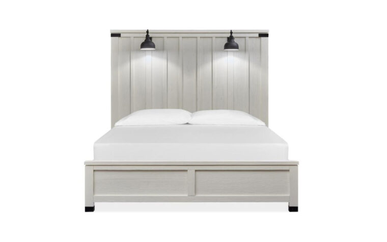 Harper Spirngs Farmhouse Queen Bed Frame and Headboard from Magnussen Home