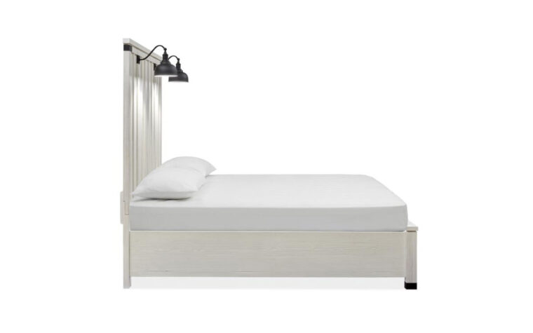 Harper Spirngs Farmhouse Queen Bed Frame and Headboard from Magnussen Home from the side