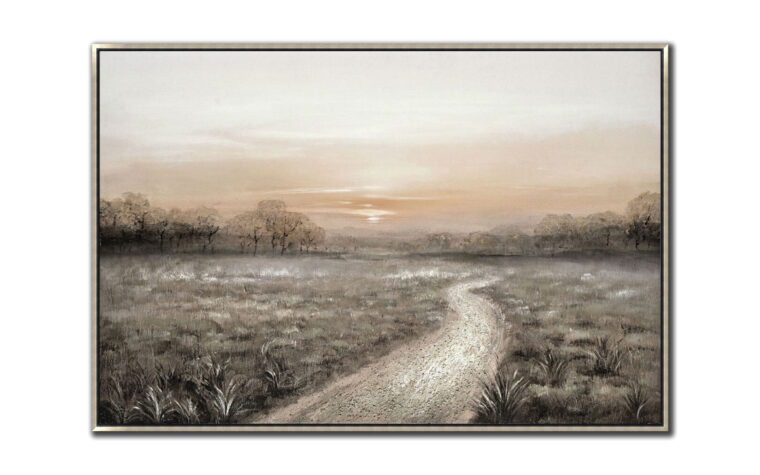 Golden Horizon Lane wall art by Streamline Art Canada.