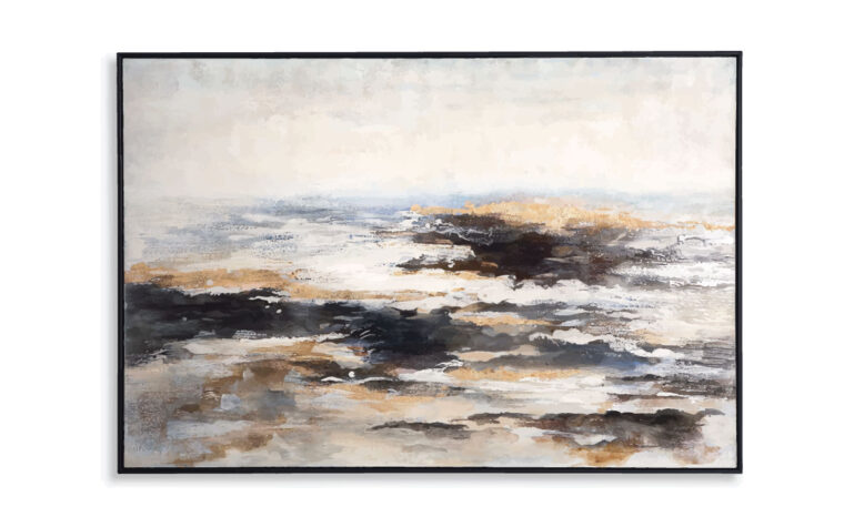 Aftermath hand painted abstract wall art by Uttermost