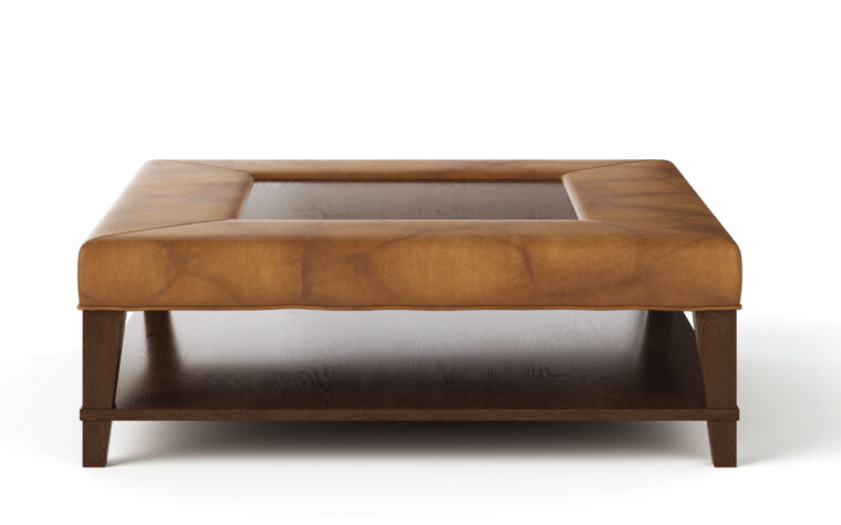 Kingston coffee table ottoman by Vogel