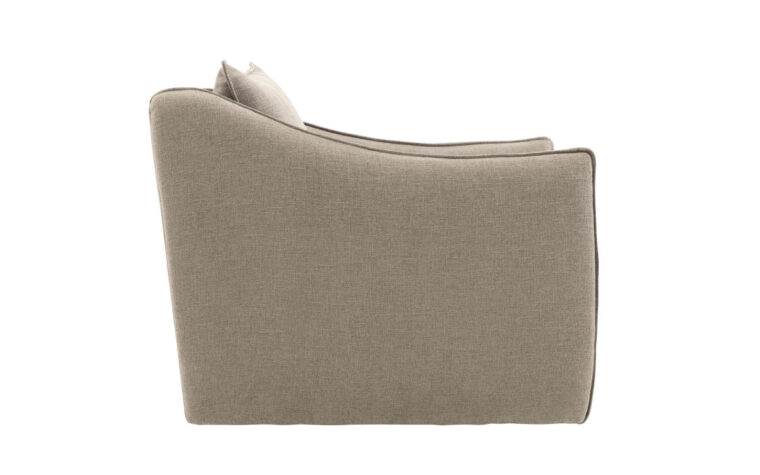 Joli Fabric Swivel Chair Canada from side