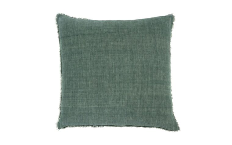 Celeste Green Linen Pillow by Indaba.