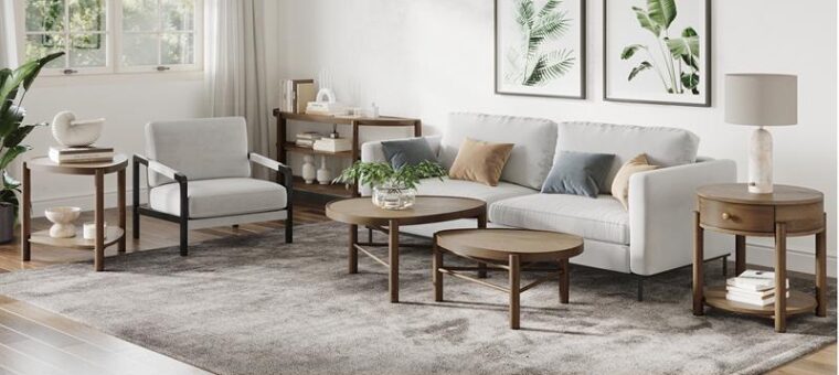 Round nesting cocktail tables