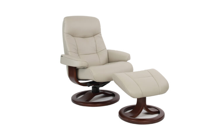 The fjords muldal recliner chair with foot stool