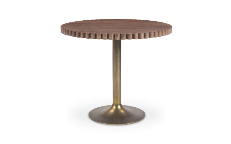 Nomi oak and brass table