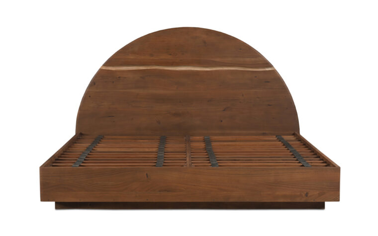 Watson brown wood platform bed