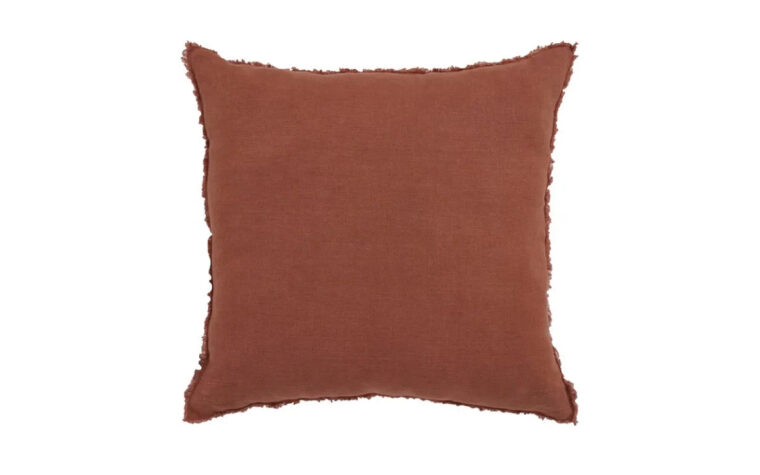 Terracotta throw pillow by Renwil