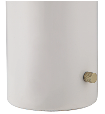 Solero Metal Table Lamp dimmer switch detail