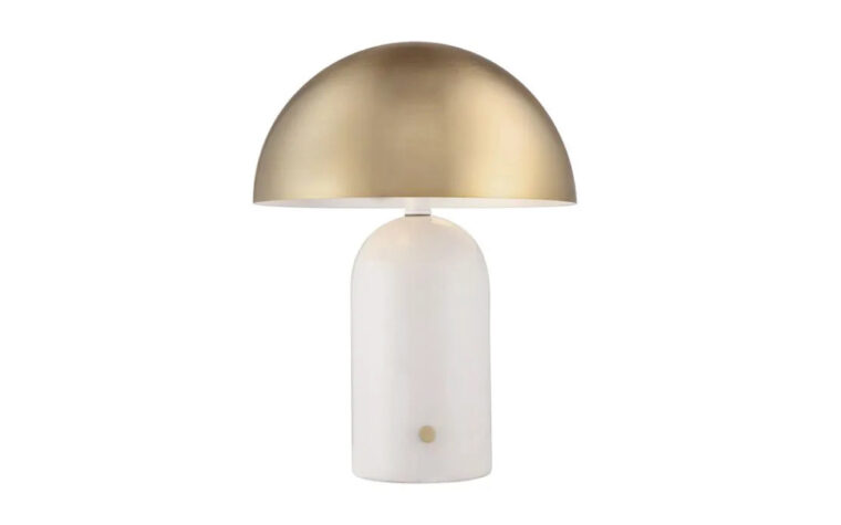Solero Metal Table Lamp with a dimmer switch