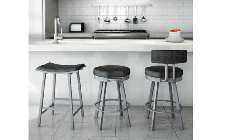 Nathan stool by amisco styled in modern Kitchen