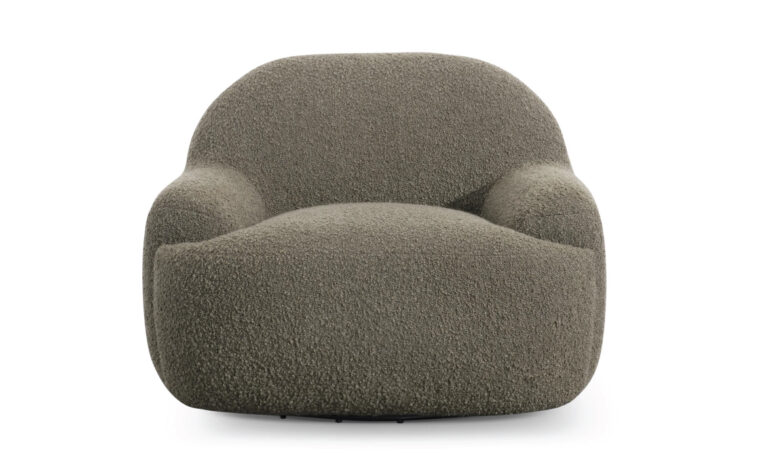 Dark green modern oversized chair by Bernhardt