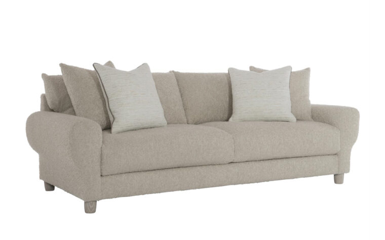 Peyton Fabric Sofa with throw pillows from Bernhardt