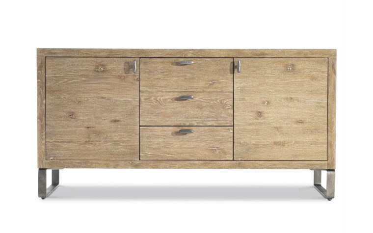 Tribeca light wood buffet by Bernhardt