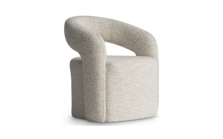 Walsh art deco accent chair by Bernhardt