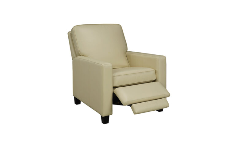 beige leather recliner chair by leathercraft