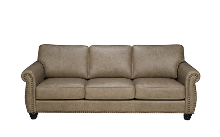 Bogart genuine leather sofa canada by leather craft