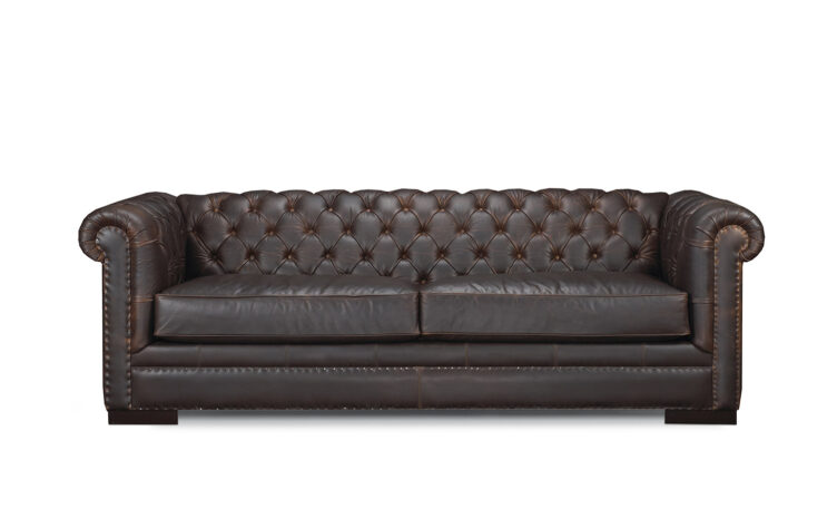 Kennedy leather loveseat