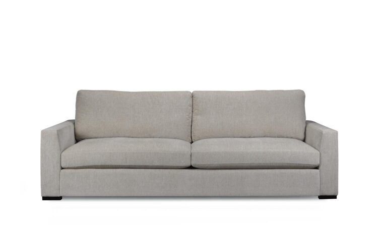 Grey modern sofa from Brentwood Classics