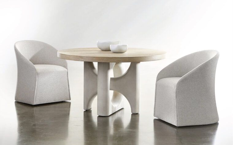 Antibes Modern Arm Chair in kitchen setting