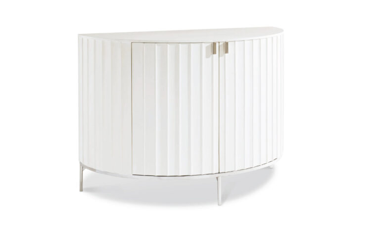 White Modulum Modern Console Table