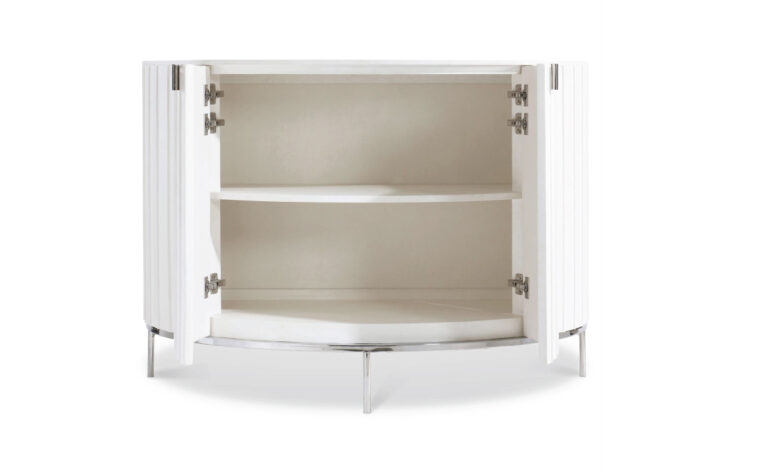 White Modulum Modern Console Table