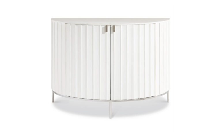 White Modulum Modern Console Table
