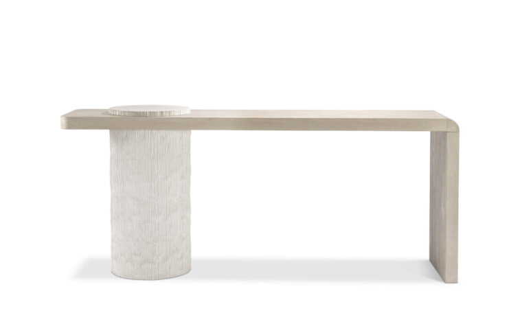 Antibes Modern Narrow Console Table Front View
