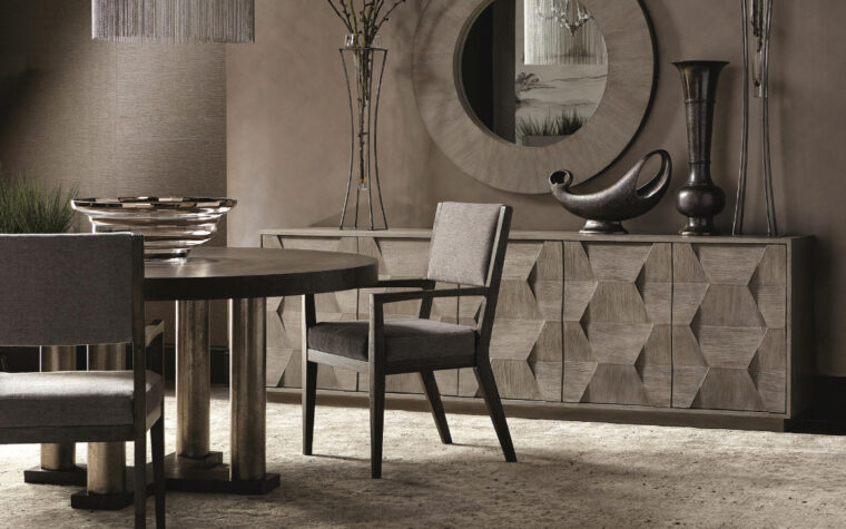 contemporary sideboard buffet in contemporary living room