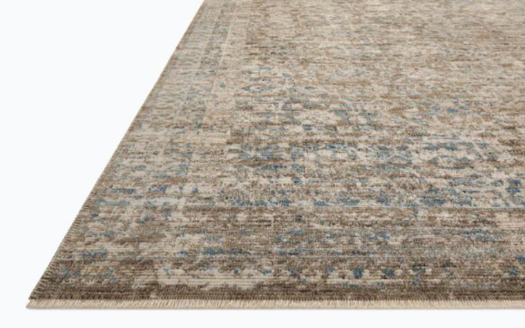 Vintage area rug details from Loloi