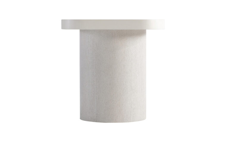 Ellison Side tables with contemporary textured base from Bernhardt