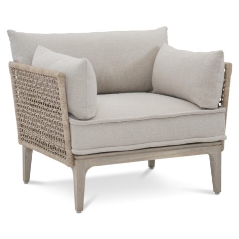 angle view of the catalonia outdoor chair by bernhardt