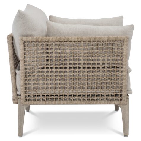 side view of the catalonia outdoor chair by bernhardt