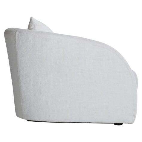 arm detail shot of the palmero outdoor sofa in a white fabric by bernhardt