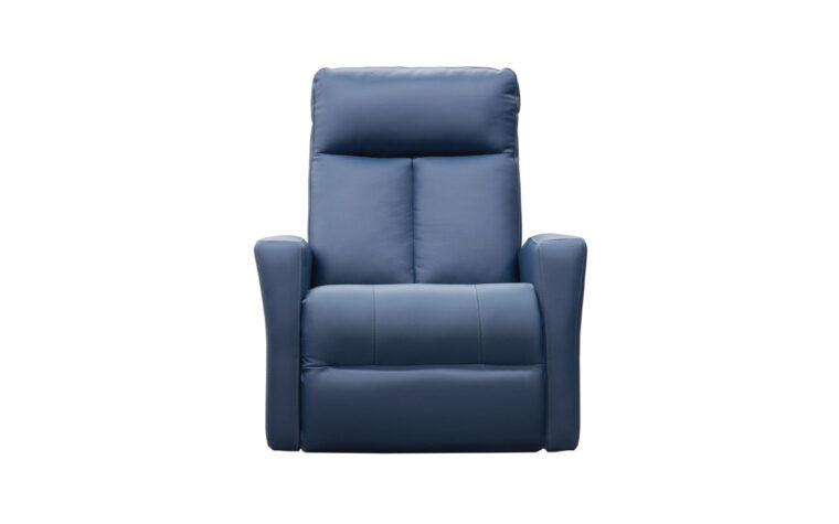 elran c0042 recliner in a navy leather