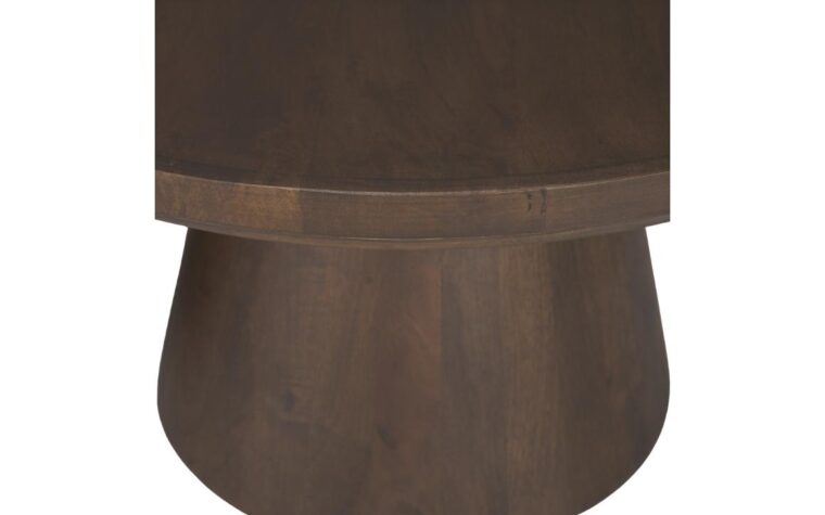 a detail shot of the wood stain for the coffee table