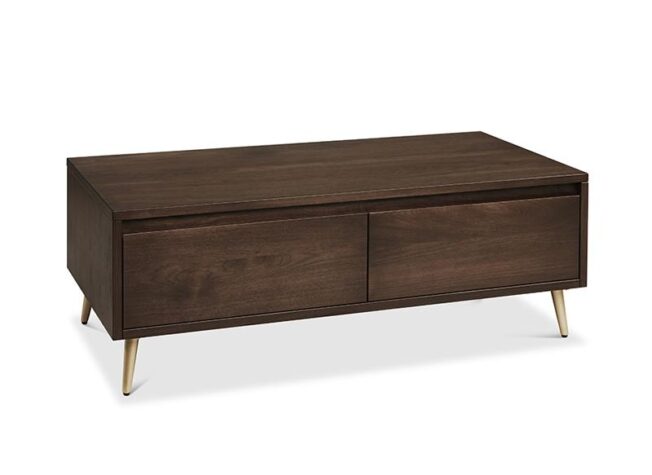 solid wood mid century modern coffee table made in canada