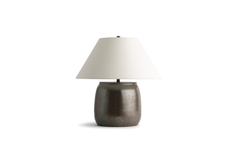 the jennifer table lamp by flowdecor in a dark brown