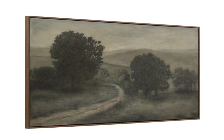 a corner angle view of the moody landscape piece called thyme by renwil