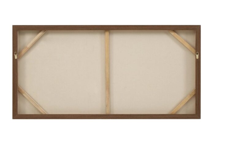 back view of the renwil art piece thyme to show how to hang the wall art