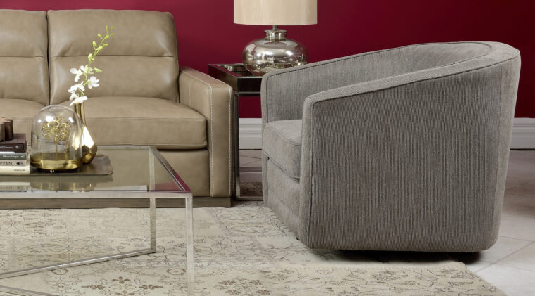 2693 Swivel Tub Chair by Decor-Rest in modern living room
