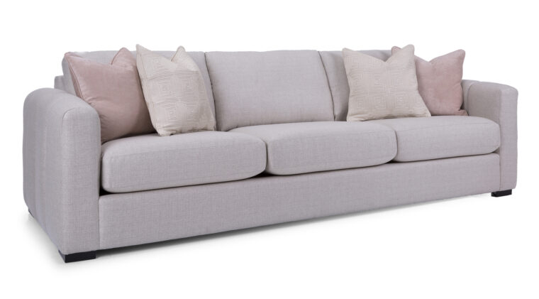 Modern Sofa with Channel Tufted Arms by Decor-Rest