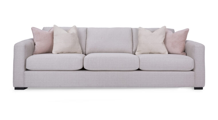 Sofa with Channel Tufted Arms by Decor-Rest